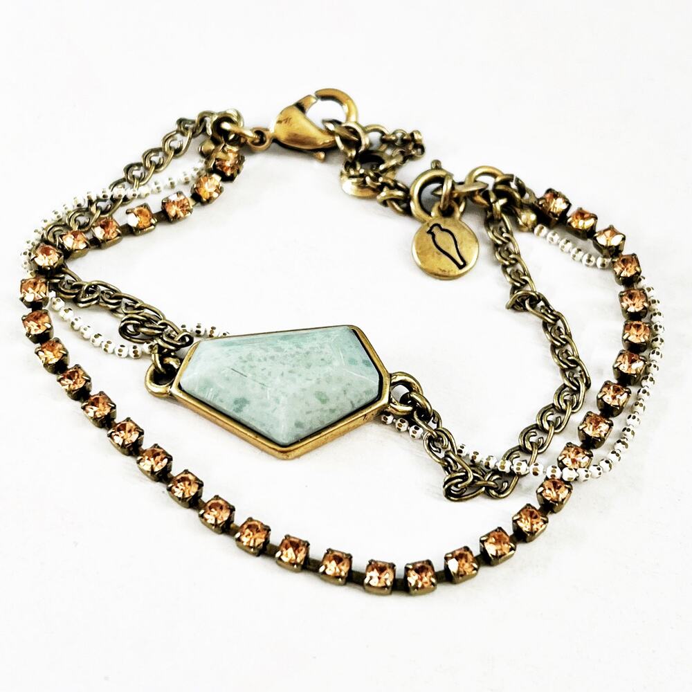 Chloe + Isabel Aquamarina Layered Bracelet
